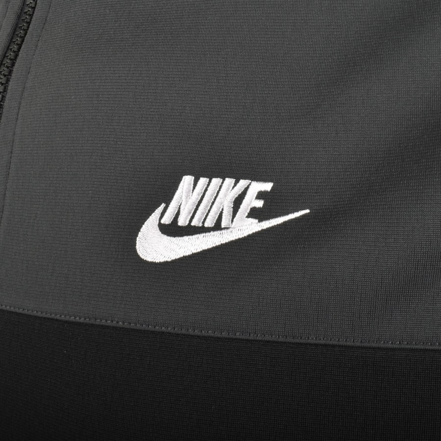 Nike poly tracksuit black store